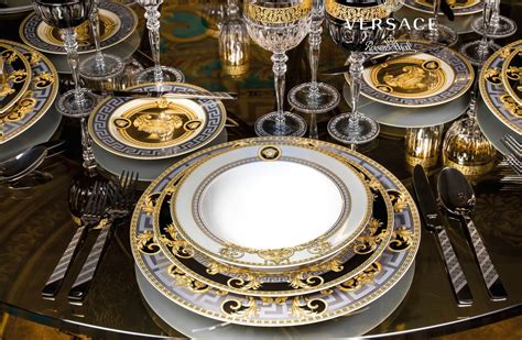 versace inspired plate set|Versace tableware.